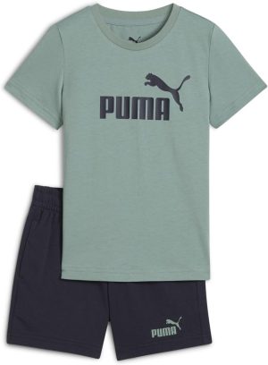 Puma Unisex Kids ESS No.1 Logo Tee and Shorts Set Sportstyle Kids