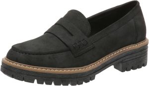 Womens Loafers Shoes Platform Chunky Penny Loafer Lug Sole Comfortable Slip On Work Office Business Casual Dress Shoes, US Size 5-11