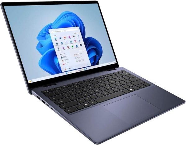 ⁦ديل لابتوب انسبيرون 2 في 1، شاشة لمس FHD 14 انش، AMD رايزن 5-8640HS (حتى 4.9Hz)، 64GB DDR5، 2TB PCIe SSD، كيبورد باضاءة خلفية، قارئ بصمات، قارئ بطاقة SD، واي فاي 6E، HDMI، USB-C، PDG HDMI، ويندوز 11⁩ - الصورة ⁦5⁩