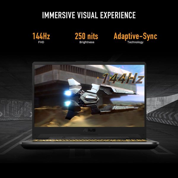 ⁦اسس لابتوب العاب تي يو اف A15 (2024) بشاشة 15.6 انش FHD 144Hz وانفيديا® جيفورس RTX™ 3050 وAMD رايزن 5 7535HS و8GB DDR5 و512GB PCIe® الجيل الرابع NVME SSD وواي فاي 6 وويندوز 11 FA506NC-ES51⁩ - الصورة ⁦3⁩