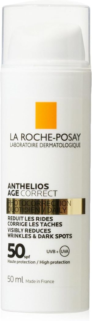 كريم انثيليوس لتصحيح علامات تقدم السن بعامل حماية من الشمس50SPF سعة 50 مل لاروش بوزيه لا روش بوساي ملليلتر