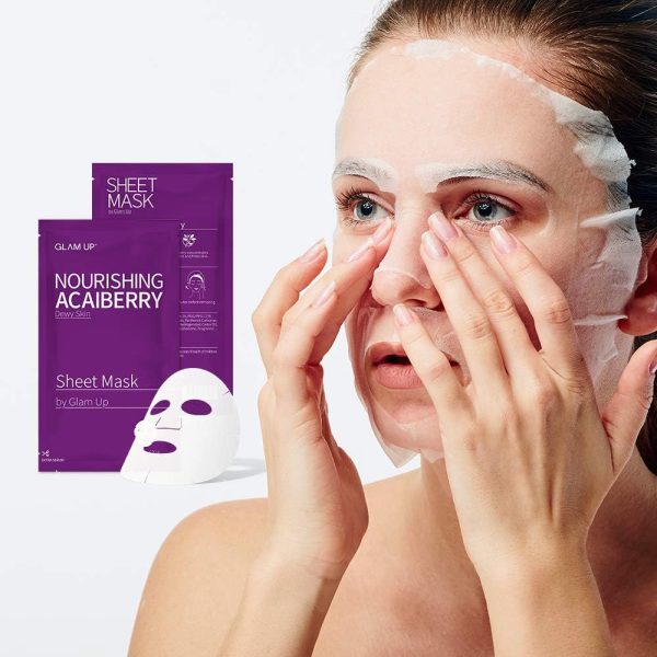 ⁦قناع ورقي مغذي من جلام اب AcaiBerry (10 ورقات) - بشرة ندية⁩ - الصورة ⁦3⁩