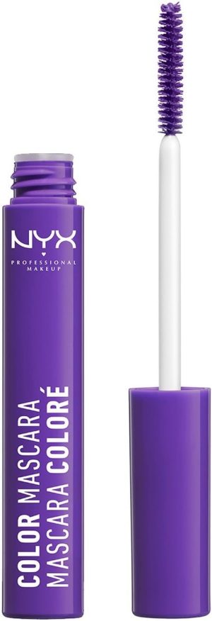 NYX Professional Makeup Color Mascara, Purple, 0.32 Ounce
