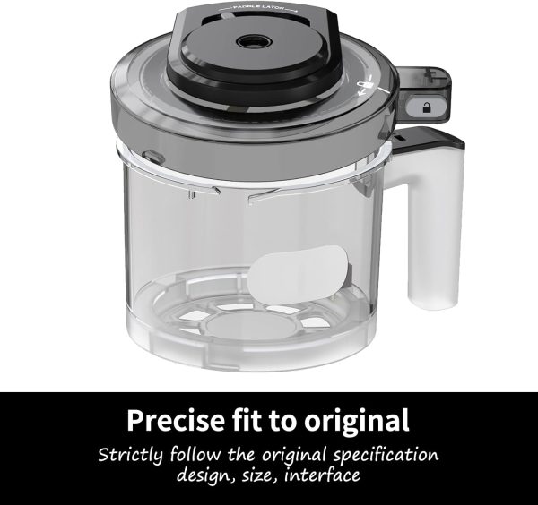 ⁦Dxiocli Outer Bowl Lid Replacement for Ninja Creami NC301 NC300 NC299AMZ Series | BPA-Free Polycarbonate | Dishwasher-Safe Watertight Design (Lid Only)⁩ - الصورة ⁦6⁩