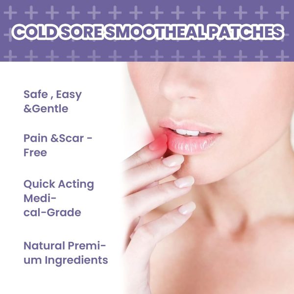 ⁦JDLYEVER Lip Care Patches 36Pcs for Treating Dry, Chapped, or Damaged Lips, Moisturizing and Nourishing Formula, Effective Smoothing and Repair, Comfortable and Non-Irritating, Fast-Acting Relief⁩ - الصورة ⁦2⁩