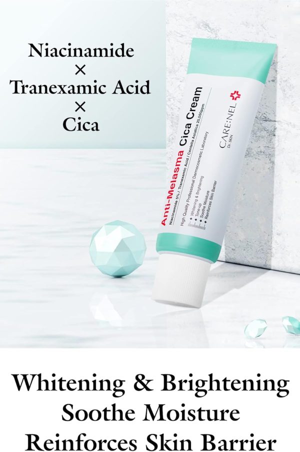 ⁦CARE:NEL Melasma Treatment for Face Cream - Dark Spot Remover Centella Asiatica - Korean Skin Care Beauty Products 40ml/1.35 fl.oz⁩ - الصورة ⁦6⁩