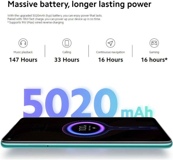 ⁦Xiaomi Redmi Note 9 128GB 4GB RAM International Version -(Forest Green)⁩ - الصورة ⁦3⁩