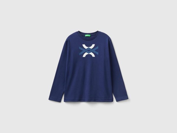 ⁦يونايتد كولرز اوف بينيتون تيشرت للاولاد مقاس L/S اصفر لعمر 13-14 سنة UCB-4730⁩ - الصورة ⁦5⁩