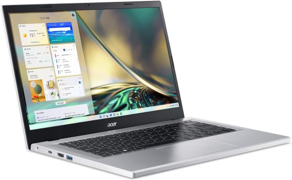 ⁦Acer Aspire 3 A314-36P-35UU Slim Laptop | 14" Full HD IPS Display | Intel Core i3-N305 Processor | Intel UHD Graphics | 8GB LPDDR5 | 128GB NVMe SSD | Wi-Fi 6 | Windows⁩ - الصورة ⁦7⁩