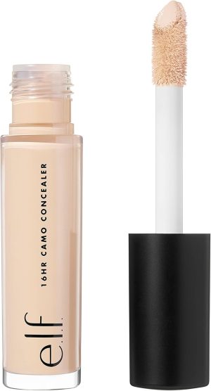 e.l.f. 16HR Camo Concealer, Full Coverage & Highly Pigmented, Matte Finish, Medium Neutral, 0.203 Fl Oz (6mL)