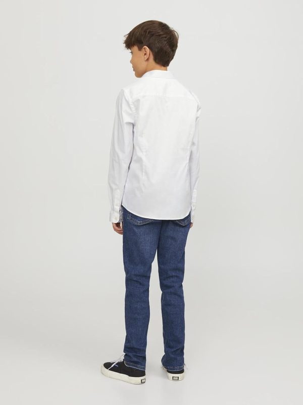 ⁦Jack & Jones Boy's JPRPARMA SHIRT L/S STS JR Shirt⁩ - الصورة ⁦4⁩