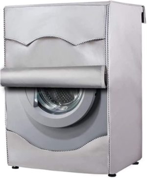 YTOOK Washing Machine Cover, Washer Dryer Dustproof Waterproof Protection Case Cover Sunscreen with Zipper for Front Load Washer Protection