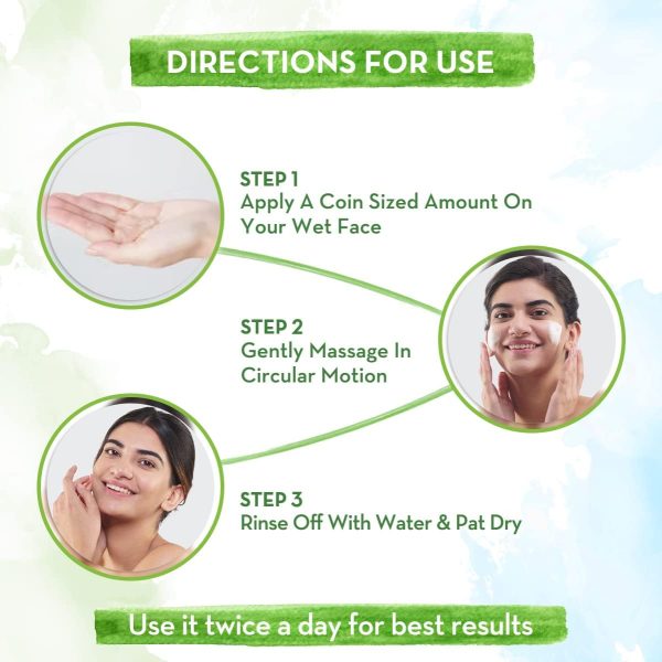 ⁦Mamaearth Aloe Vera Face Wash, 100ml⁩ - الصورة ⁦5⁩