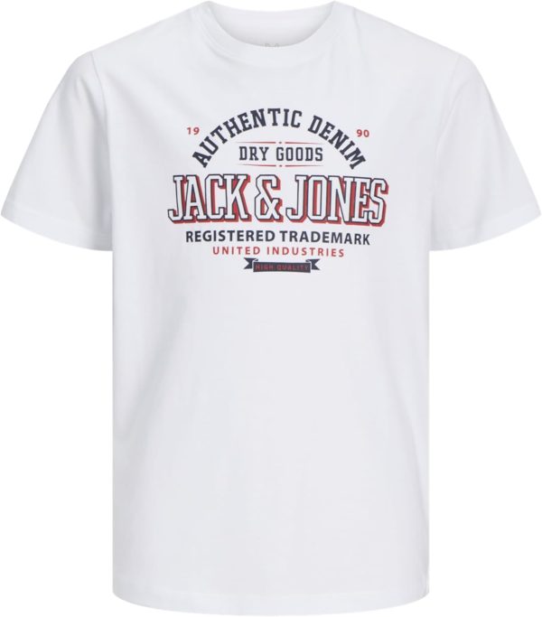 JACK & JONES Boys LOGO TEE SS O-NECK 2 COL S JNR T-Shirt