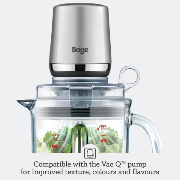 ⁦Sage - The Fresh & Furious Blender –1.5L BPA-Free Tritan Jug, Smoothie and Ice Crush Presets, 5 Speeds, LCD Display, Auto Clean – Stainless Steel- KSA Version, 2 Year Manufacturer Warranty⁩ - الصورة ⁦5⁩