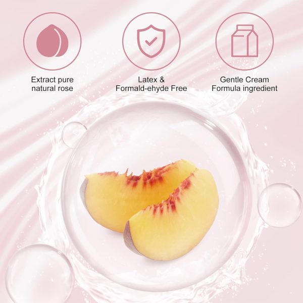 ⁦FADLASH Lash Extension Remover 15g Cream Eyelash Extension Remover Quickly and Low Irritation Lash Remover for Lash Extensions Sensitive Skin Eyelash Glue Remover for Salon Lash Glue Remover (Peach)⁩ - الصورة ⁦4⁩