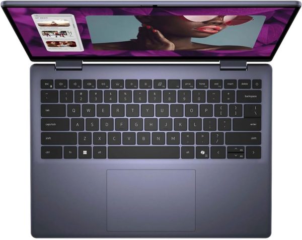 ⁦ديل لابتوب انسبيرون 2 في 1، شاشة لمس FHD 14 انش، AMD رايزن 5-8640HS (حتى 4.9Hz)، 64GB DDR5، 2TB PCIe SSD، كيبورد باضاءة خلفية، قارئ بصمات، قارئ بطاقة SD، واي فاي 6E، HDMI، USB-C، PDG HDMI، ويندوز 11⁩ - الصورة ⁦2⁩