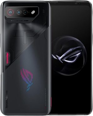 اسس هاتف روج 7 5G ثنائي 256 جيجابايت وذاكرة رام 8 غير مغلق من المصنع GSM فقط | بدون CDMA - متوافق مع فيريزون/سبرينت اصدار تينسنت - اسود بشريحتين