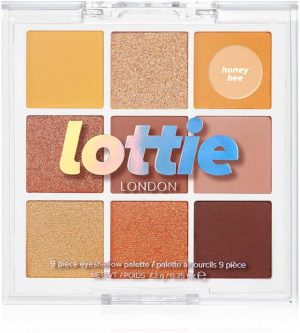 lottie LONDON 9 Shade Eyeshadow Palette - Honey Bee
