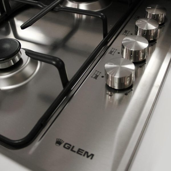 ⁦Glem Gas Hob with 5 Burner | Model No P9LV5I with 2 Years Warranty⁩ - الصورة ⁦2⁩