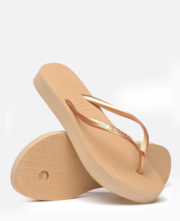 ⁦Havaianas HAVAIANAS SLIM FLATFORM womens FLIP FLOPS⁩ - الصورة ⁦5⁩