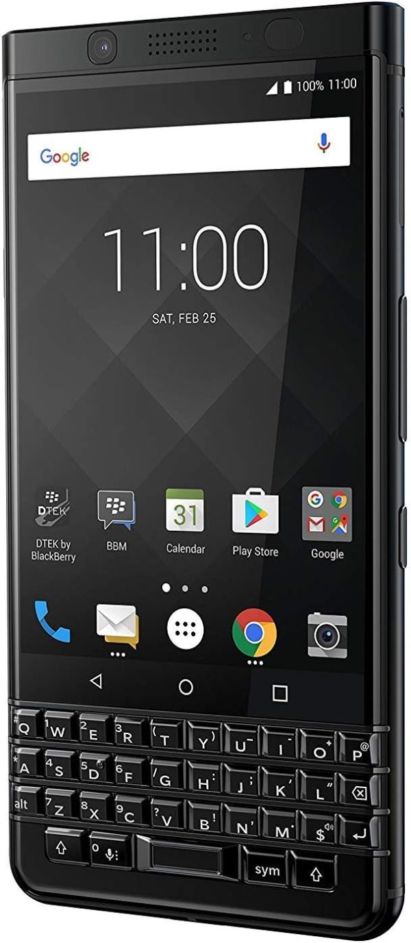⁦بلاك بيري هاتف ذكي KEYONE64GB4GB وذاكرة داخلية 64 جيجابايت بشريحتين اتصال، اسود⁩ - الصورة ⁦3⁩