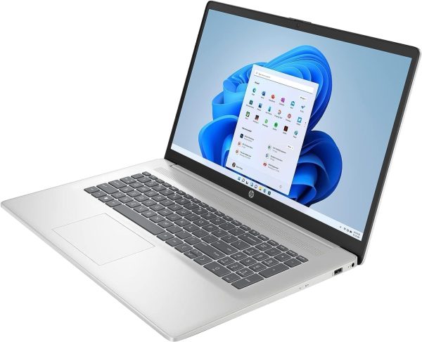 ⁦HP لابتوب 17 2023 بشاشة لمس 17.3 انش HD+ ومعالج انتل كور i7 1355U (10 انوية) وذاكرة RAM 32GB وSSD 2TB وبطاقة عرض مرئي انتل ايريس Xe وواي فاي 6 وبلوتوث وكيبورد باضاءة خلفية وويندوز 11 هوم⁩ - الصورة ⁦3⁩