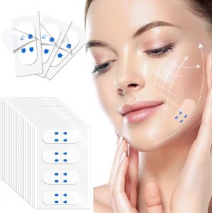 200 Pcs Face Lift Tape, Facelift Tape for Face Invisible, Creates v-Shaped Face, Makeup Face Lift Tools for Lifting Eyes Neck Double Chin