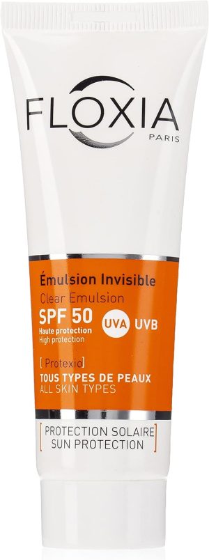 فلوكسيا كلير مستحلب SPF 50 حماية عالية لجميع أنواع البشرة، 50 مل، كريم، لنوع البشرةالكلة