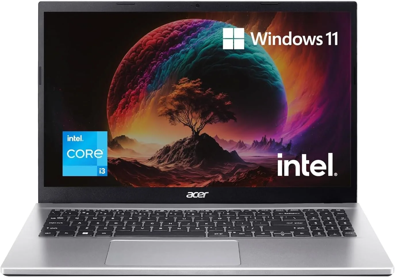نوت بوك اسباير 3 بذاكرة RAM 4GB وSSD 256GB ومعالج انتل كور i3 1215U وويندوز 11 برو