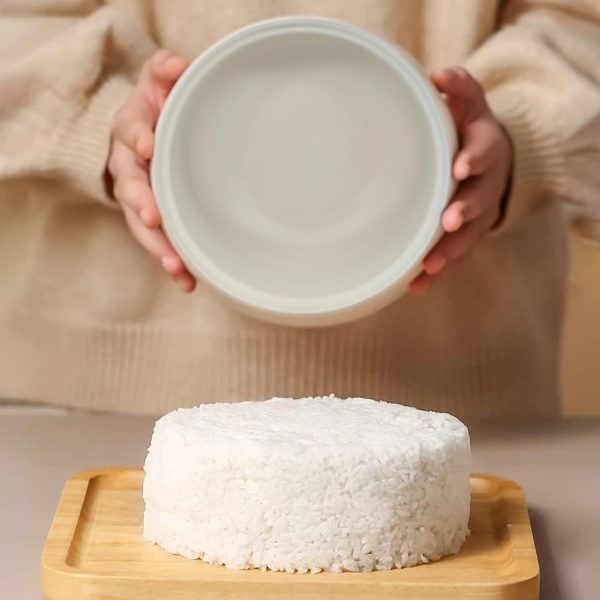 ⁦جهاز طهي الأرز صغير محمول، كوب واحد، وعاء تسخين كهربائي غير لاصق، 1.5 لتر، حماية من الحرارة الزائدة والغليان الجاف، مثالي للسفر والمكتب والسكن الجامعي من تيريفي⁩ - الصورة ⁦4⁩