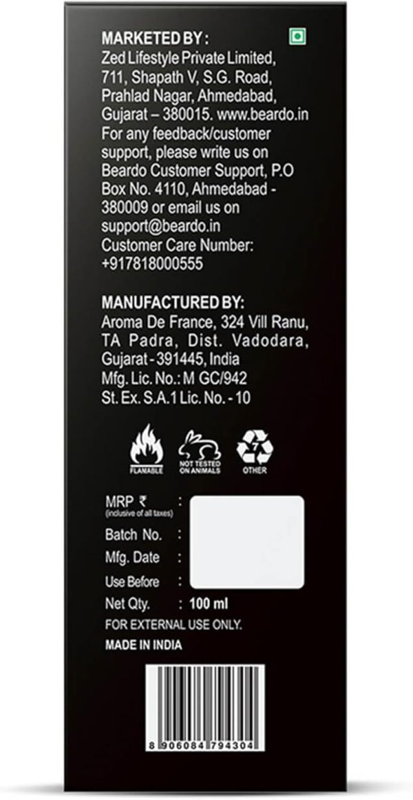 ⁦عطر ويسكي سموك للرجال من بيردو سعة 100 مل حار وخشبي وعود رجالي يدوم طويلًا بخاخ معطر للجسم للأمسيات⁩ - الصورة ⁦8⁩