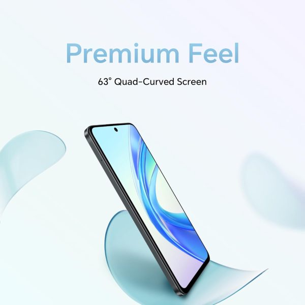 ⁦Honor X7b DUAL SIM 128GB ROM + 6GB RAM (GSM ONLY | NO CDMA) Factory Unlocked 4G/LTE Smartphone (Midnight Black) - International Version⁩ - الصورة ⁦5⁩