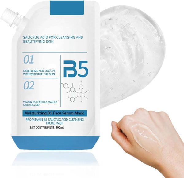 Azonee Face Serum Mask, Hydrating Face Skincare Serum, B5 Mask with Salicylic Acid, Korean Mask, Light Oil Control Face Serum, Face Moisturizer