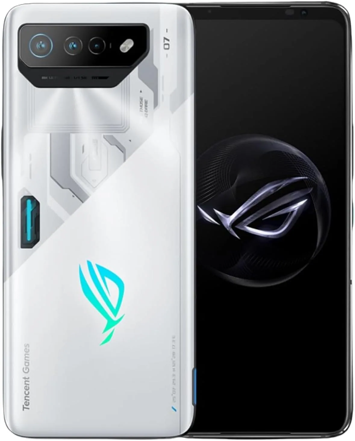 ASUS ROG Phone 7 5G Dual 256GB 12GB RAM Factory Unlocked (GSM Only | No CDMA - not Compatible with Verizon/Sprint) Tencent Version - White