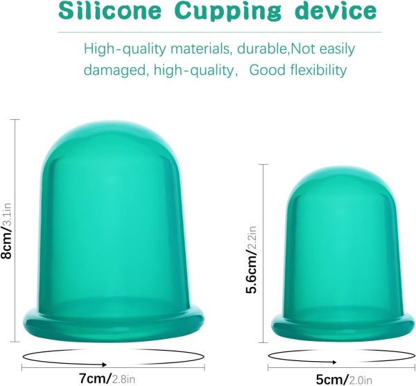 ⁦Funxim Anti-Cellulite Slimming Suction Cup, Medical Silicone, Hypoallergenic, Easy to Use – Limit 15 Minutes a Day, Silicone Beauty Care – Massage⁩ - الصورة ⁦2⁩