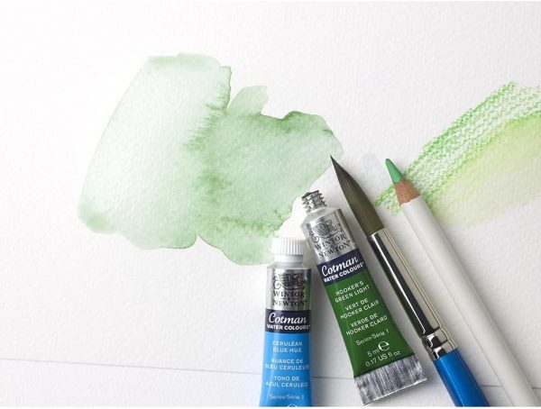 ⁦Winsor & Newton Classic Watercolor Paper Postcard Pad, 4" x 6", Natural White⁩ - الصورة ⁦6⁩