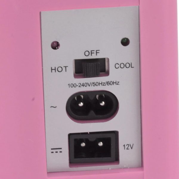 ⁦BROLEO Mini Beauty Fridge, Cosmetic Makeup Mini Fridge AC100-240V DC12V ABS Plastic Cooling Warming 4L 36W for Office (UK Plug)⁩ - الصورة ⁦8⁩