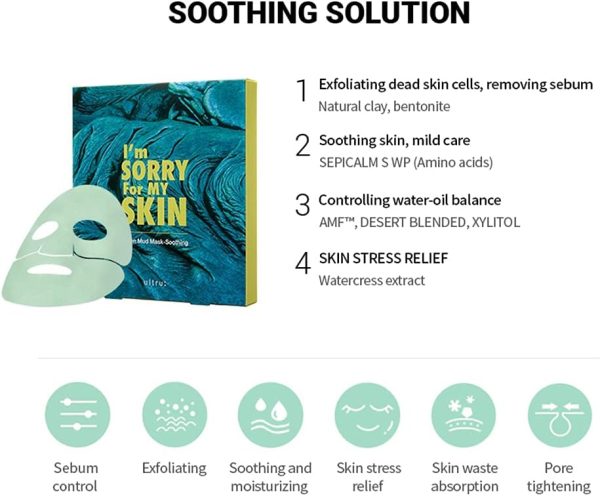⁦I'M Sorry For My Skin Black Clay Mask To Tighten The Skin⁩ - الصورة ⁦3⁩
