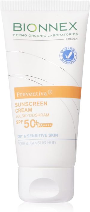 كريم واقي من الشمس بريفينتيفا للبشرة الجافة والحساسة 50 مل، بعامل وقاية من أشعة الشمس SPF50+