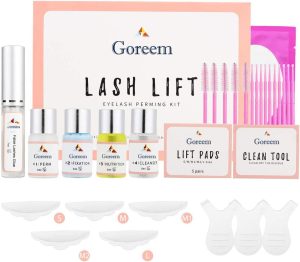 Goreem Eyelash Lift Kit, Eyelash Perm Kit Ciliary Extender For Professional Semi-Permanent Curly Perm Wave For Salon