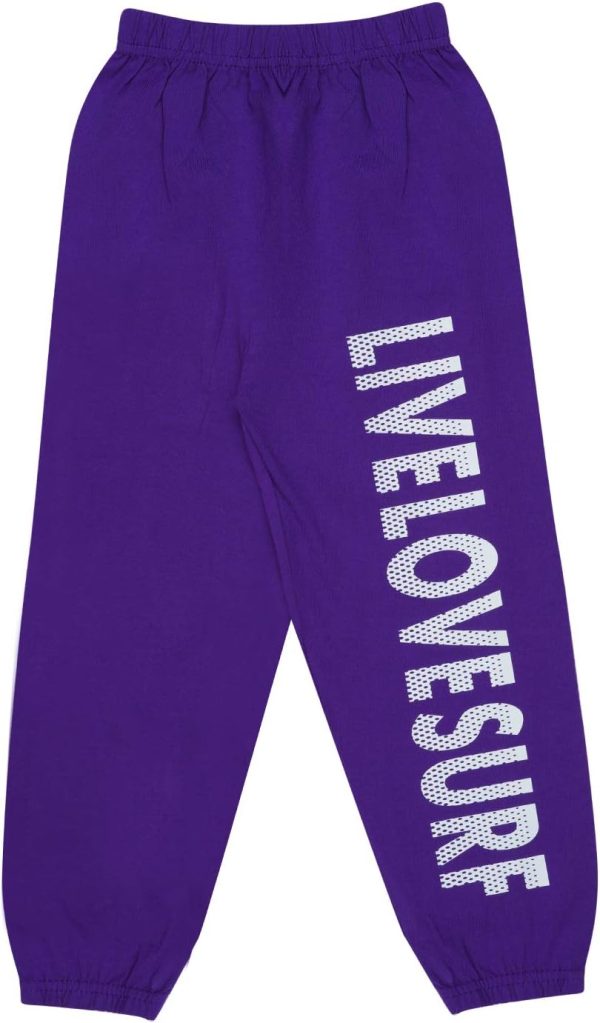 ⁦KYDA KIDS Girl's Loose Fit Track Pants (Pack of 5)⁩ - الصورة ⁦5⁩