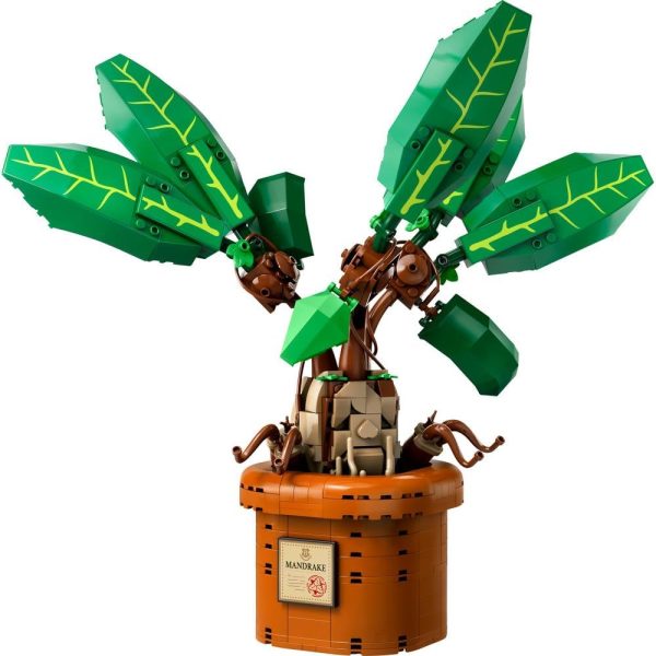 ⁦LEGO Harry Potter Mandrake Plant Toy Figure and Pot, Magical Set, Wizarding World Gift Idea for Girls, Boys and Fans, Imaginative Kids, Bedroom Decoration or Desk Accessory 76433⁩ - الصورة ⁦8⁩