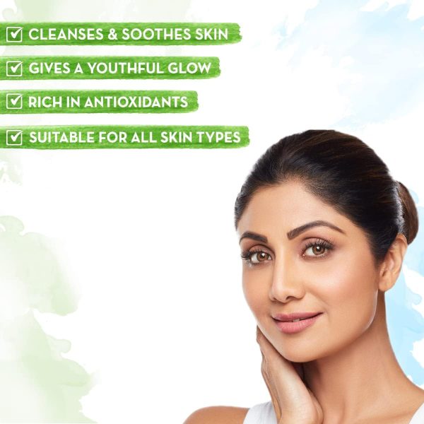 ⁦Mamaearth Aloe Vera Face Wash, 100ml⁩ - الصورة ⁦3⁩