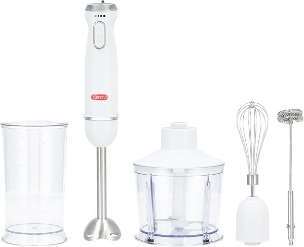 ⁦Alberto Alberto Stainless steel 1000W 4 in 1 hand blender⁩ - الصورة ⁦2⁩