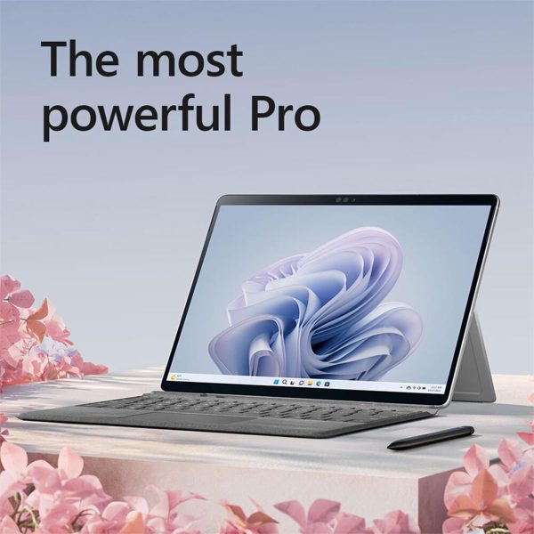 ⁦Microsoft Surface Pro 9 Tablet - 13" - Core i7 12th Gen i7-1265U Deca-core (10 Core) - 16 GB RAM - 256 GB SSD - Windows 11 Pro 64-bit - Platinum⁩ - الصورة ⁦6⁩