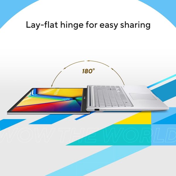 ⁦اسس ان بي -X1504VA -NJ108 -كور I7-1355U -16GB RAM -512 SSD -ويندوز 11-15.6 FHD - فضي⁩ - الصورة ⁦3⁩