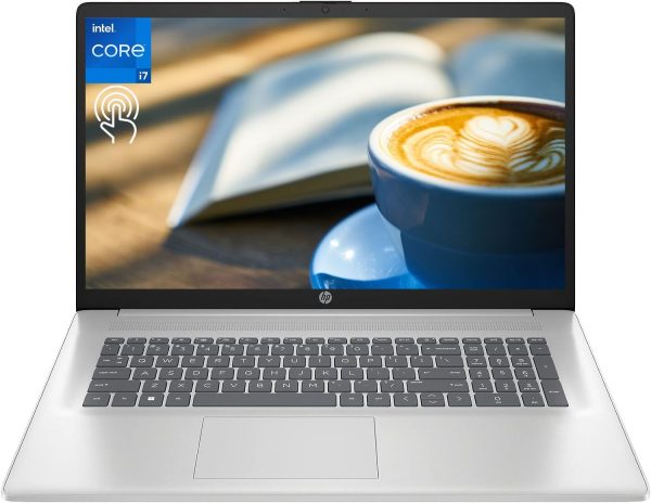 HP لابتوب 17 2023 بشاشة لمس 17.3 انش HD+ ومعالج انتل كور i7 1355U (10 انوية) وذاكرة RAM 32GB وSSD 2TB وبطاقة عرض مرئي انتل ايريس Xe وواي فاي 6 وبلوتوث وكيبورد باضاءة خلفية وويندوز 11 هوم
