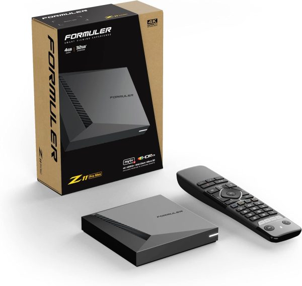 فورمولر Z11 برو ماكس اندرويد 11 لاسلكي AX 2x2 جيجابت LAN 4GB RAM 32GB ROM 4K