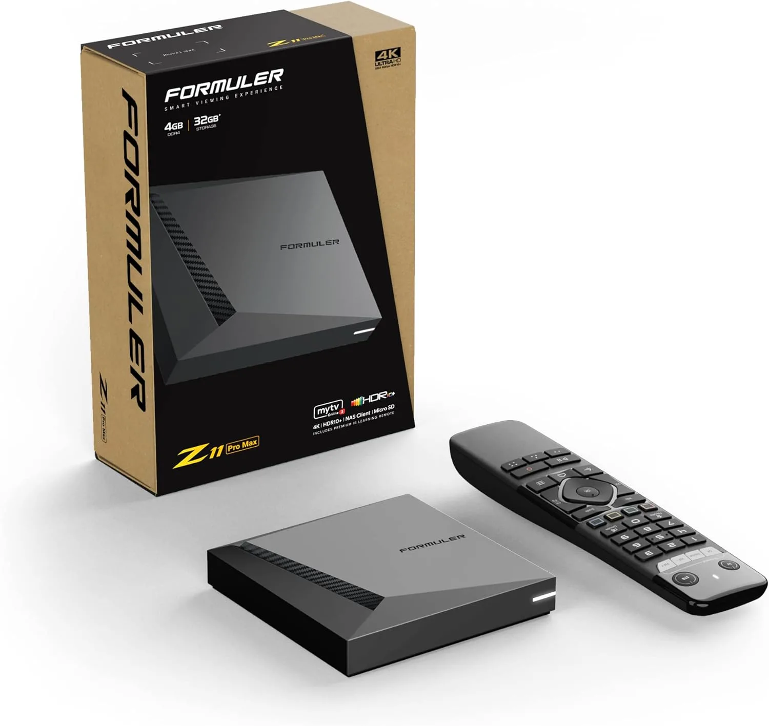 فورمولر Z11 برو ماكس اندرويد 11 لاسلكي AX 2x2 جيجابت LAN 4GB RAM 32GB ROM 4K